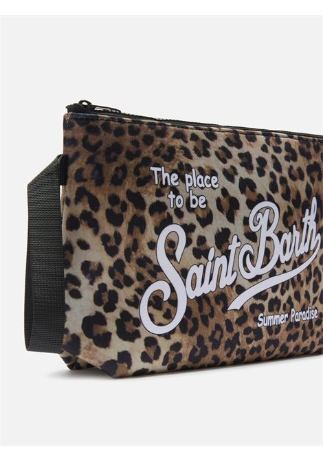 Maxi pochette con stampa SAINT BARTH | ALI0021 ALINE L00653 CLASSIC LEO 11